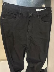 Zudio Black Skinny Fit Jeans