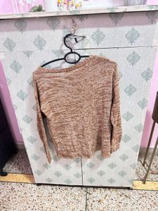Brown Knit Sweater