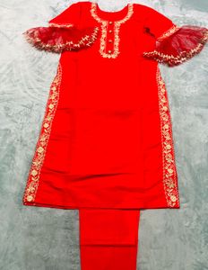 Beautiful Red Suit With Trouser