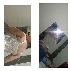 White Corset Top
