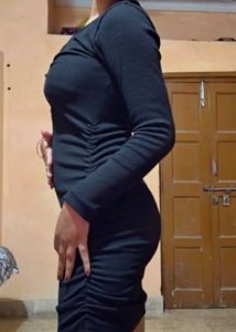 Chic Black Bodycon Mini Dress