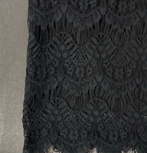Elegant Black Lace Skirt