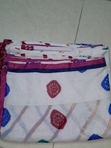 A White Saree 🥻 Full Of Beauty
