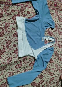 Blue Two-Piece Set