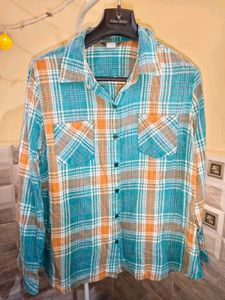 BOGO 🎁 Buy One Get 1 Free🎁XL  Checked Shirt