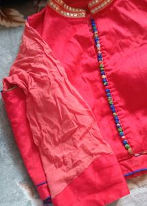A Blouse With Side Zip