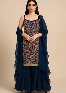 Elegant Embroidered Kurta Set