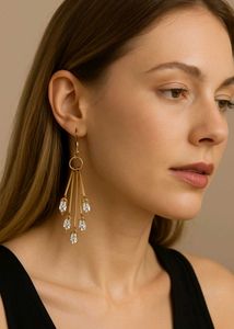 Elegant Gold Drop Earrings