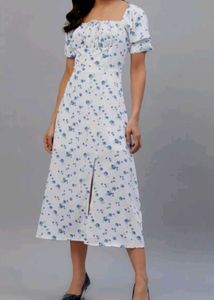 Floral Print Midi Dress