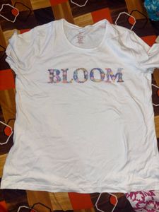 Bloom White Tee