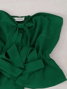 Classy Green Tube Top