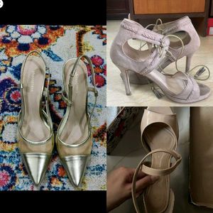 Combo Of 3 Heels. Got Them Here But They Are Big.