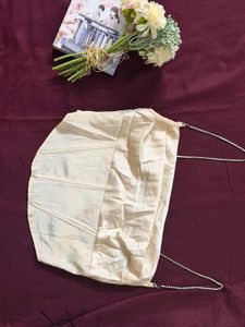 Satin top with rhinestone