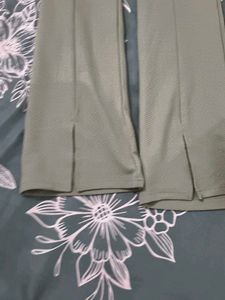 Olive Green Flare Leggings