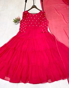New Standard Moti Stone work Gown Dress important