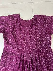 Womens Purple Kurta