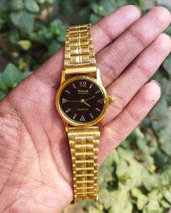 Combo Of 2 Golden Wrist Watch