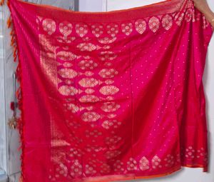 Silk Banarasi Pink Saree