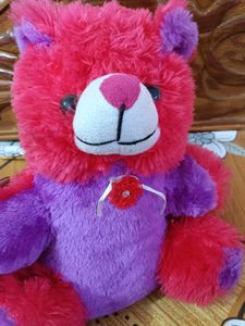 Adorable Two-Tone Plush Teddy Bear