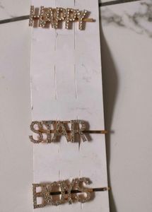 Rhinestone Hair Clip Set