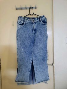 Women Denim Long Skirt