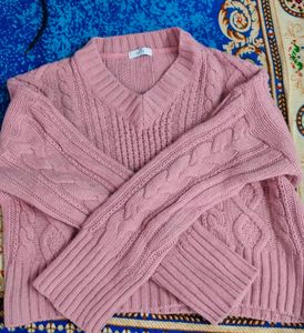 Oversize Mauve Sweater