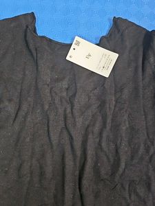 Black Top with Beads