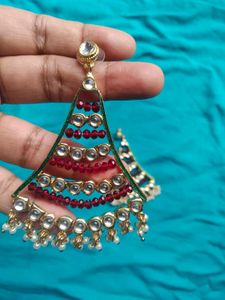 Statement Kundan Earrings
