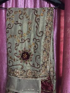 Embroidered Saree with Blouse