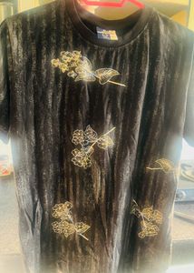 Vintage Floral Print T-Shirt