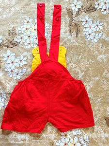 Unisexual Cute Bear Overalls