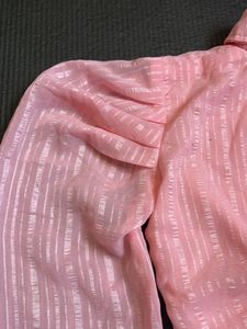 Pink Striped Blouse
