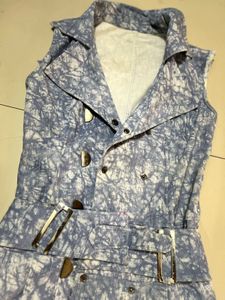 Patterned Mini Dress