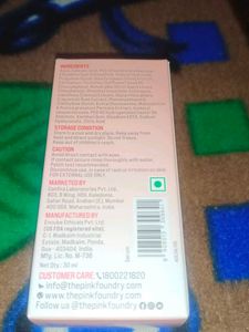 The Pink Foundry Acne Serum, moisturizer