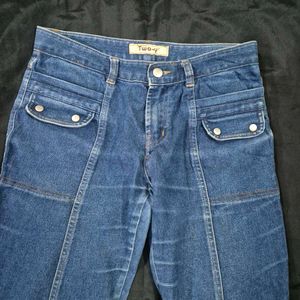 Trendy Denim Jeans/Y2K /korean