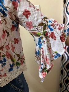 Floral Off Shoulder Top