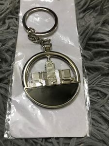 Silver Metal Keychain for Gifting