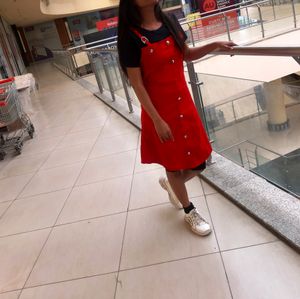 red summer partywear dress for womens & girls