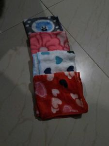 Cute Patterned Face Cloths - Set of 4