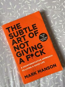 "The Subtle Art of Not Giving a F*ck" by Mark Mans