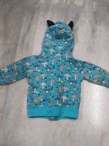 Cute Mushroom Print Hoodie