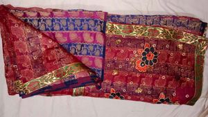 Elegant Embroidered Saree