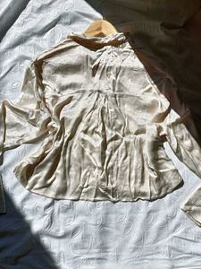 Zara Satin Shirt 🍨🍦