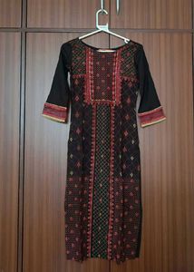 Indo Era Women Brown Ethnic Motifs Kurta Set
