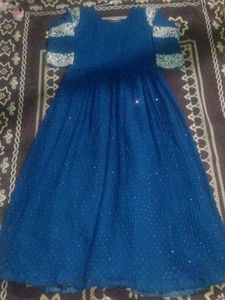 Blue 💙 Embellished Anarkali Dress