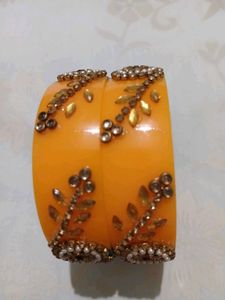 Red &amp; Gold Bangles