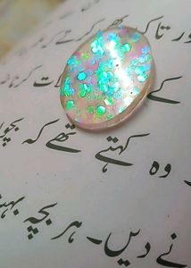 Resin art pendant