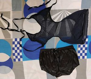 Black Sheer Lingerie Set