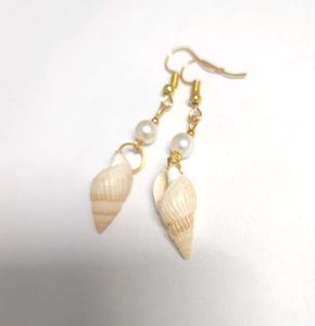 Handmade Seashell Earrings 🐚🌊