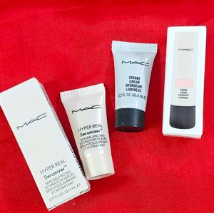 Mac Strobe Cream And Hyper Real Serumizing